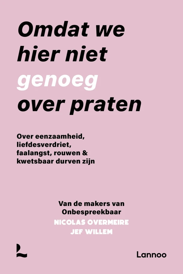 Omdat we hier niet genoeg over praten – Onbespreekbaar – boek cover
