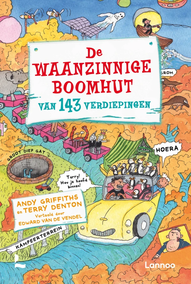 De waanzinnige boomhut van 143 verdiepingen – Andy Griffiths – boek cover