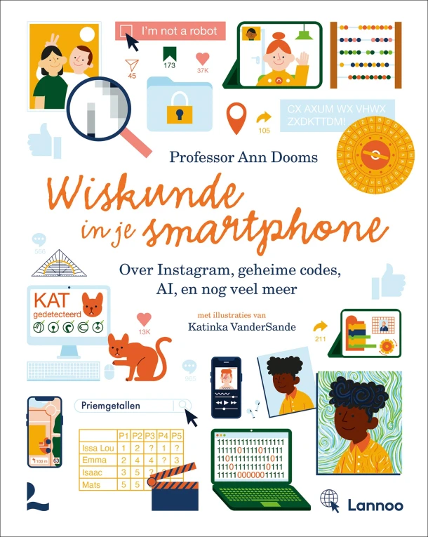 Wiskunde in je smartphone – Ann Dooms – boek cover