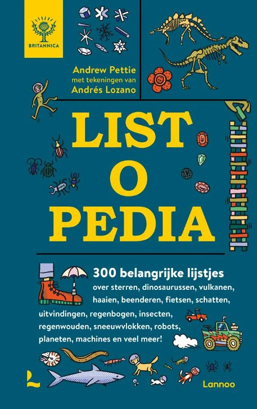 De Britannica Listopedia – Andrew Pettie – boek cover