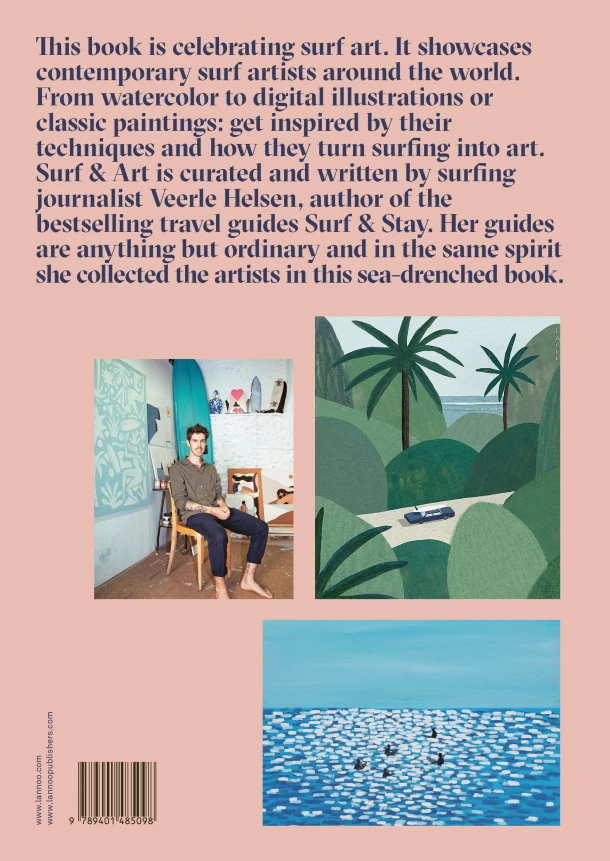 Surf & Art – Veerle Helsen – boek cover