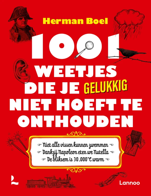 1001 weetjes die je gelukkig niet hoeft te onthouden – Herman Boel – boek cover