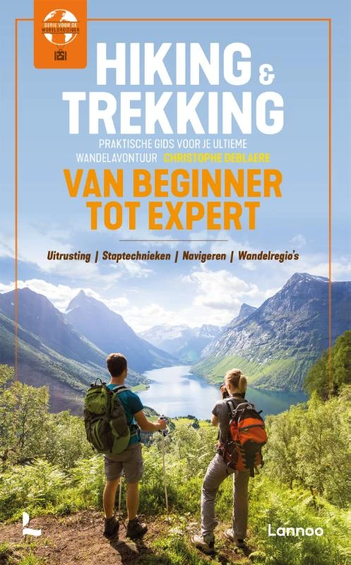 Hiking & Trekking van beginner tot expert – Christophe Deblaere – boek cover