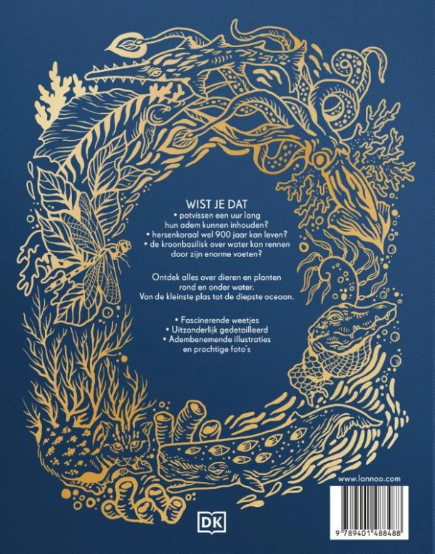 Het dikke boek van alles wat leeft in het water – Sam Hume – boek cover