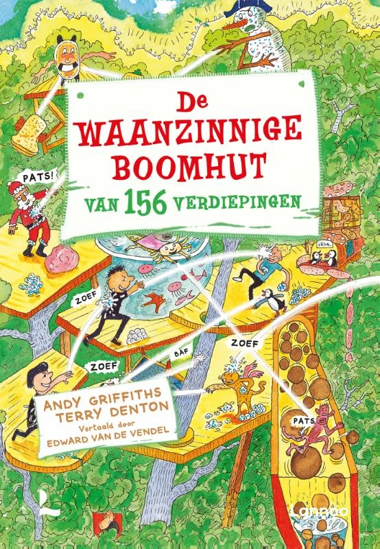De waanzinnige boomhut van 156 verdiepingen – Andy Griffiths – boek cover