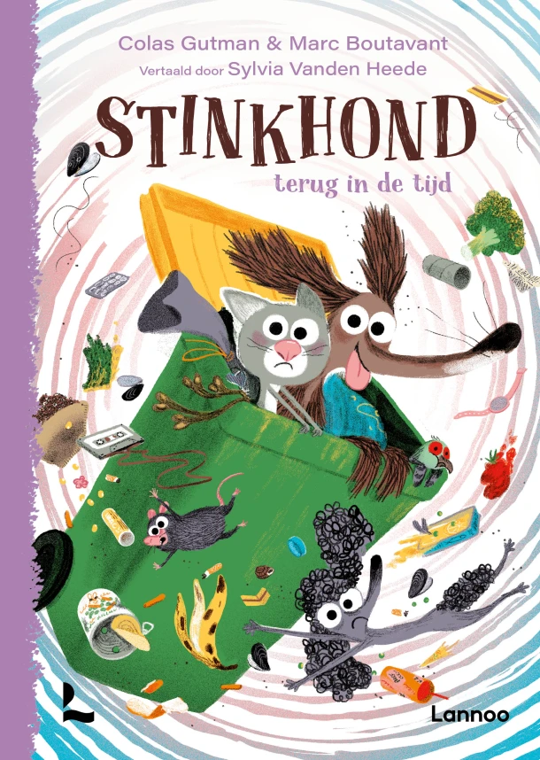 Stinkhond terug in de tijd – Colas Gutman – boek cover