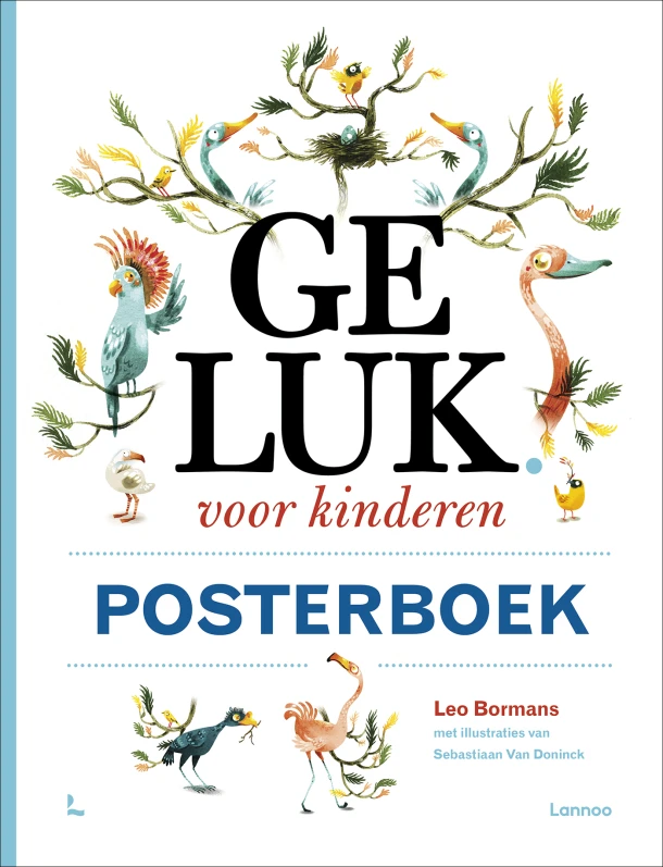 Geluk voor kinderen - Posterboek – Leo Bormans – boek cover