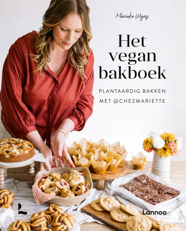Het vegan bakboek – Marieke Wyns – boek cover