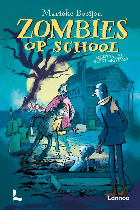 Zombies op school – Marieke Boeijen – boek cover