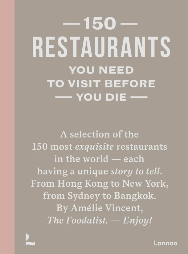 150 restaurants you need to visit before you die – Amélie Vincent – boek cover