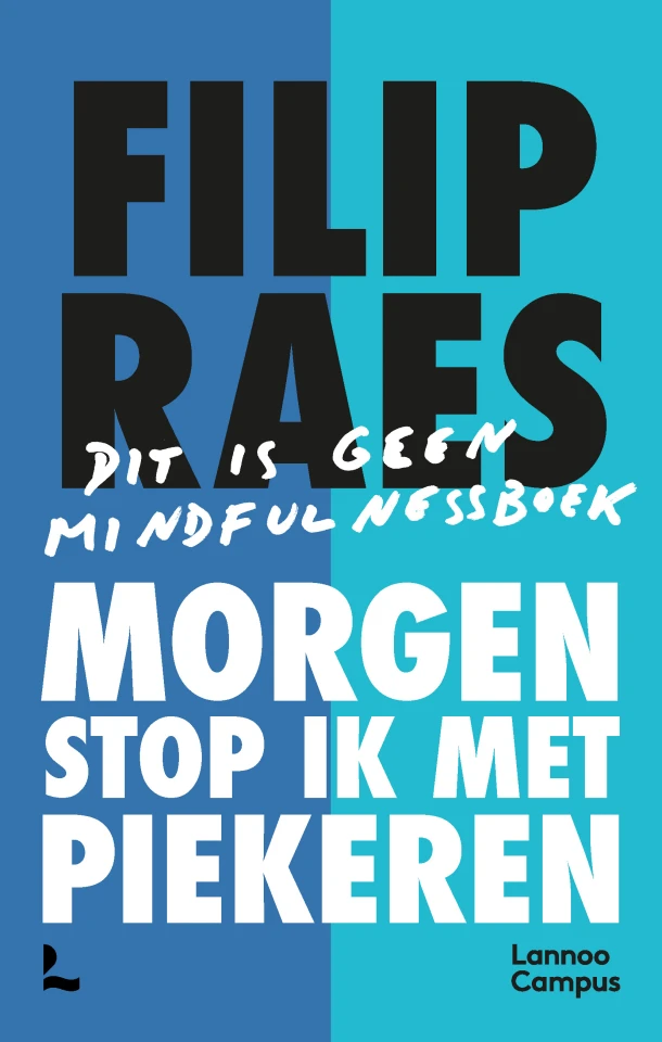 Morgen stop ik met piekeren – Filip Raes – boek cover