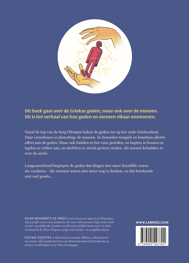 Over goden en mensen – Daan Remmerts de Vries – boek cover