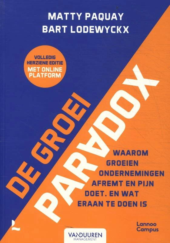 De groeiparadox – Matty Paquay – boek cover
