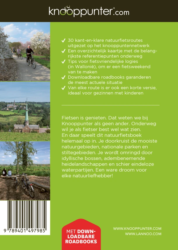 Fietsen door de mooiste landschappen van België – Kristien Hansebout – boek cover