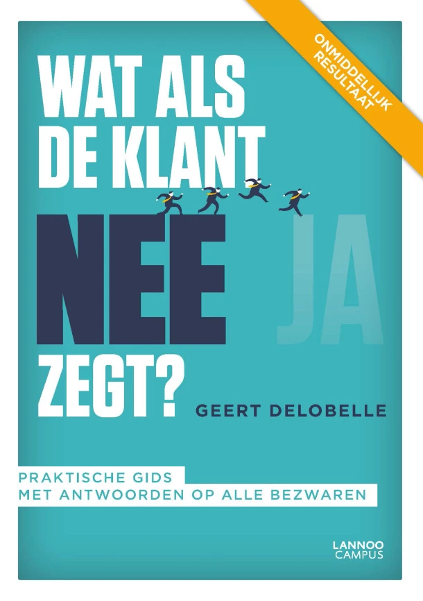 Wat als de klant nee zegt – Geert Delobelle – boek cover
