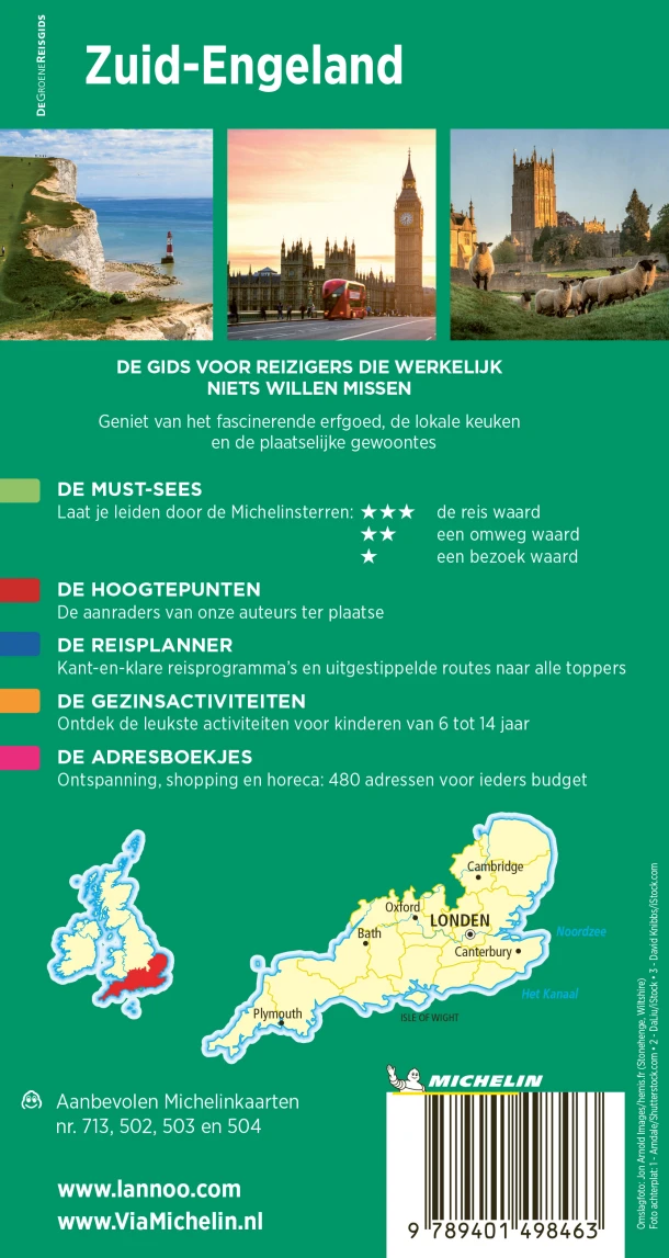 Zuid-Engeland – Michelin Editions – boek cover