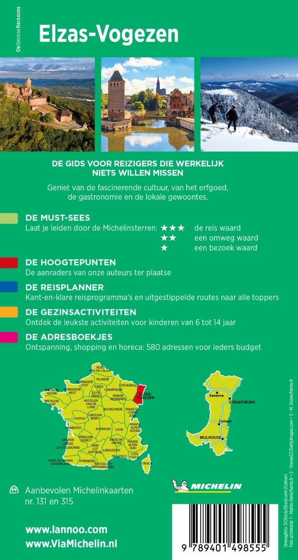 Elzas-Vogezen – Michelin Editions – boek cover