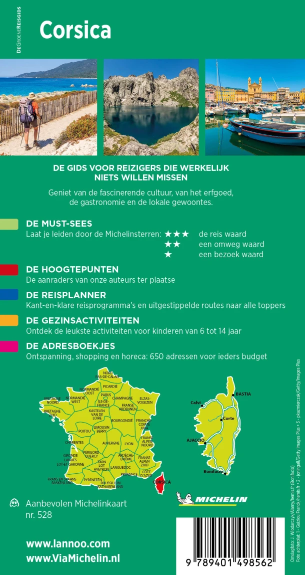 Corsica – Michelin Editions – boek cover