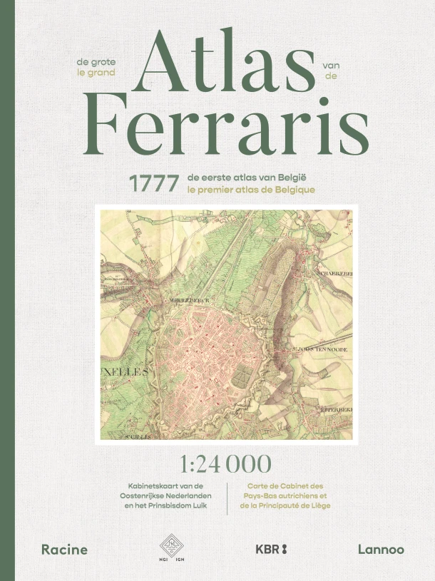 De Grote Atlas van Ferraris - Le Grand Atlas de Ferraris – Nationaal Geografisch Instituut – boek cover