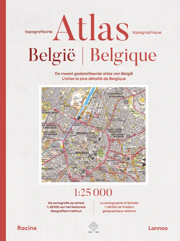 Topografische Atlas van België/Atlas Topographique de Belgique – Nationaal Geografisch Instituut – boek cover