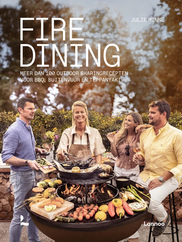 Fire Dining – Julie Minne – boek cover