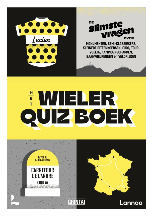 Het wielerquizboek – Grinta! – boek cover