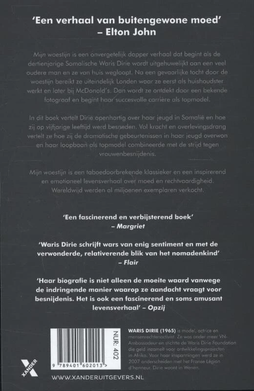 Mijn woestijn – Waris Dirie – boek cover