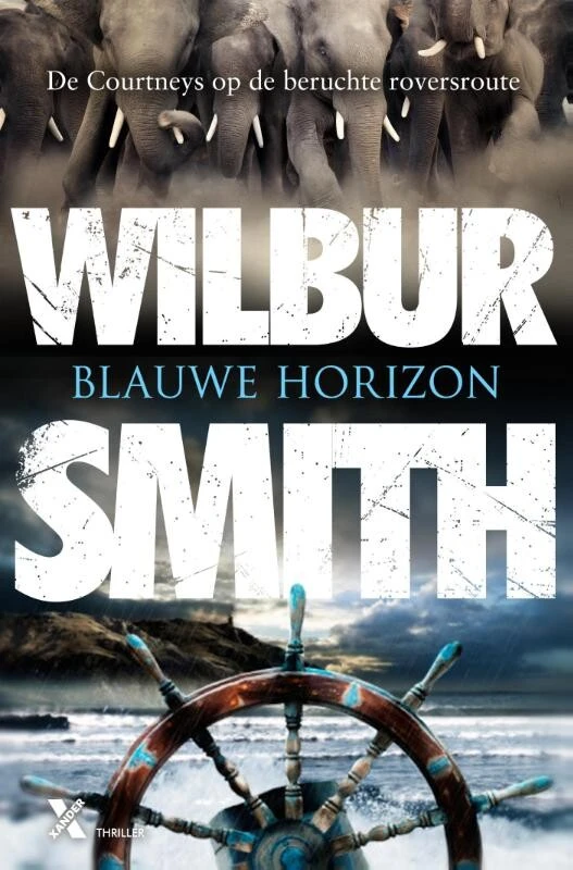 Blauwe horizon – Wilbur Smith – boek cover