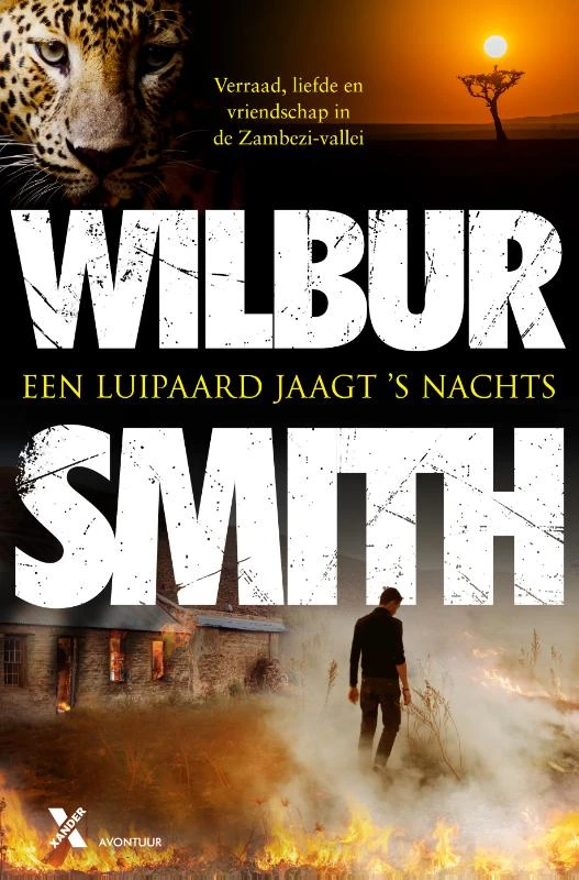 Een luipaard jaagt 's nachts – Wilbur Smith – boek cover