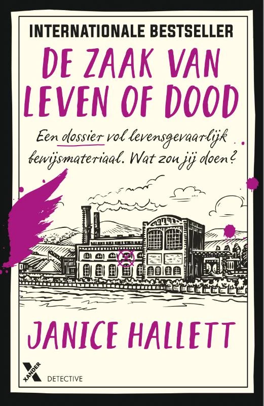 De zaak van leven of dood – Janice Hallett – boek cover