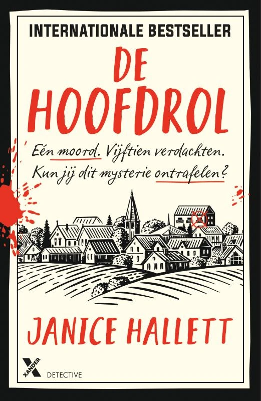 De hoofdrol – Janice Hallett – boek cover