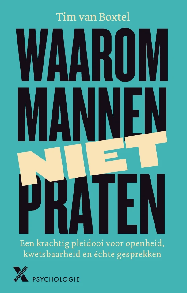 Waarom mannen niet praten – Tim van Boxtel – boek cover