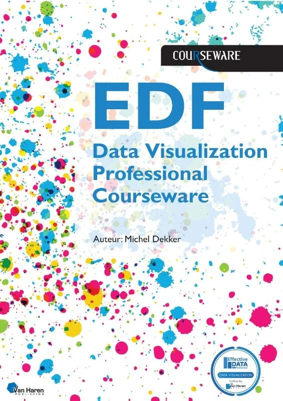 EDF Data Visualization Professional Courseware – Michel Dekker – boek cover