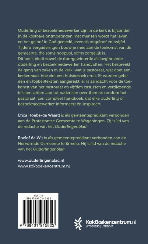 Handboek voor ouderling & bezoekmedewerker – Erica Hoebe-de Waard – boek cover