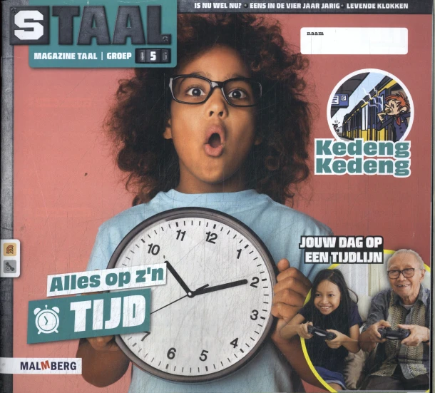 groep 5 thema 8 Taal magazine Tijd – boek cover