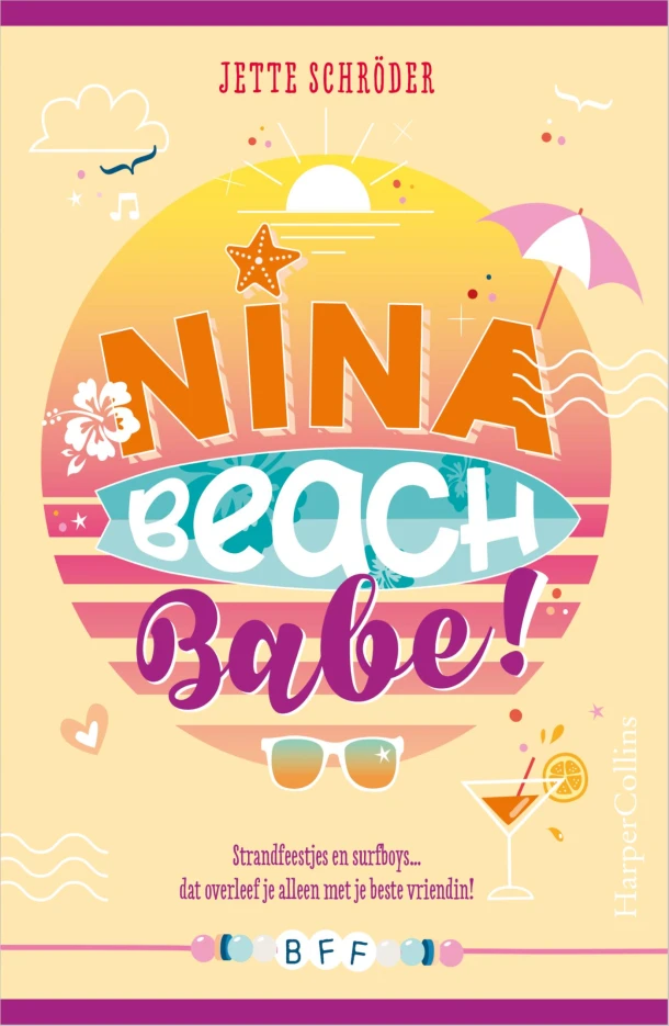 Nina, beachbabe! – Jette Schröder – boek cover