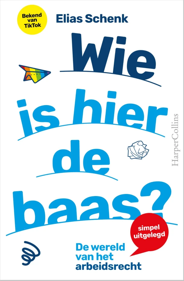 Wie is hier de baas? – Elias Schenk – boek cover