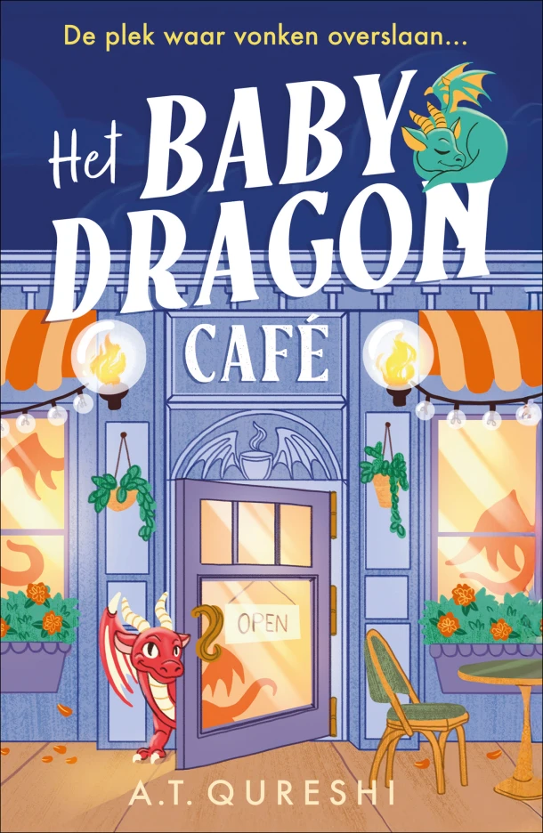 Het Baby Dragon Café – A. T. Qureshi – boek cover
