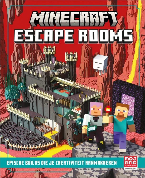 Minecraft Escape Rooms – Mojang AB – boek cover