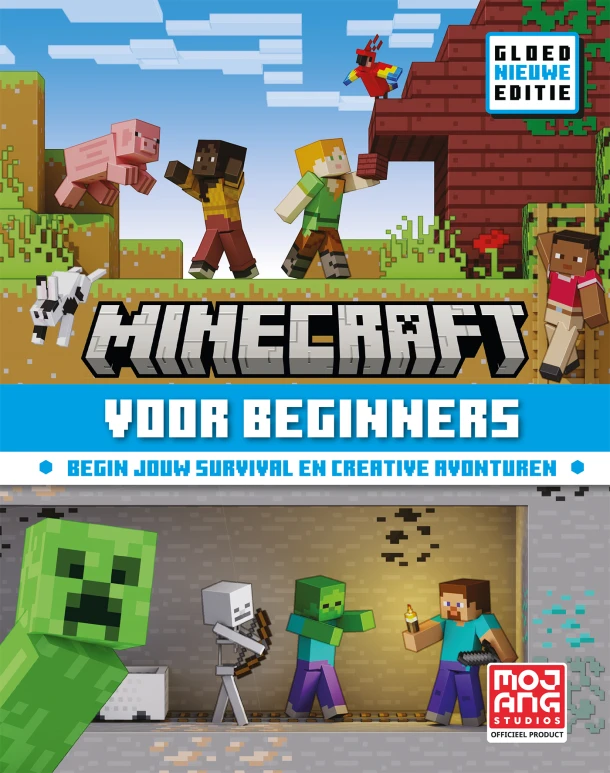 Minecraft voor beginners – Mojang AB – boek cover