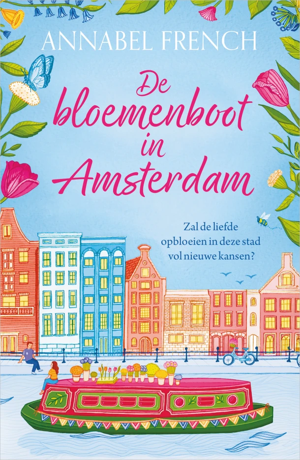 De bloemenboot in Amsterdam – Annabel French – boek cover