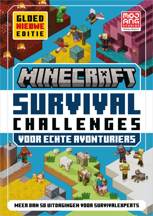Minecraft Survival Challenges – Mojang AB – boek cover
