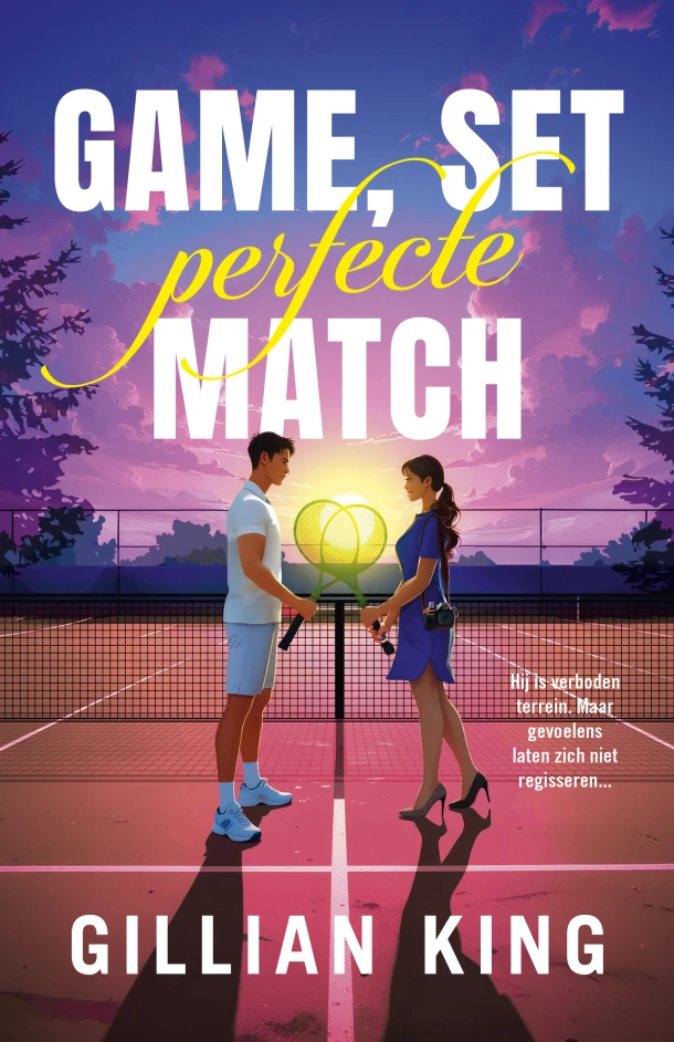 Game, set, perfecte match - etalagemateriaal à 6 exemplaren – Gillian King – boek cover