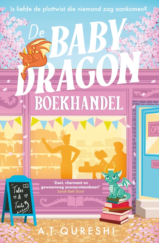 De Baby Dragon Boekhandel – A. T. Qureshi – boek cover