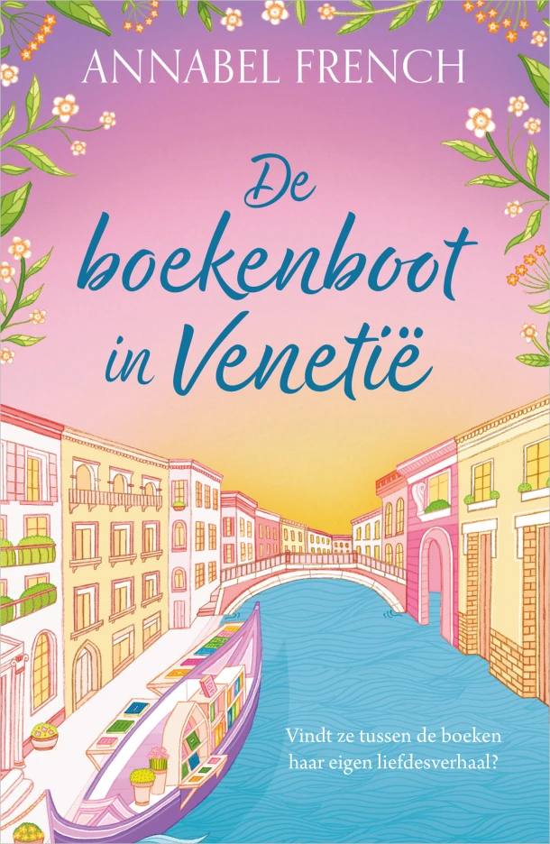 De boekenboot in Venetië – Annabel French – boek cover