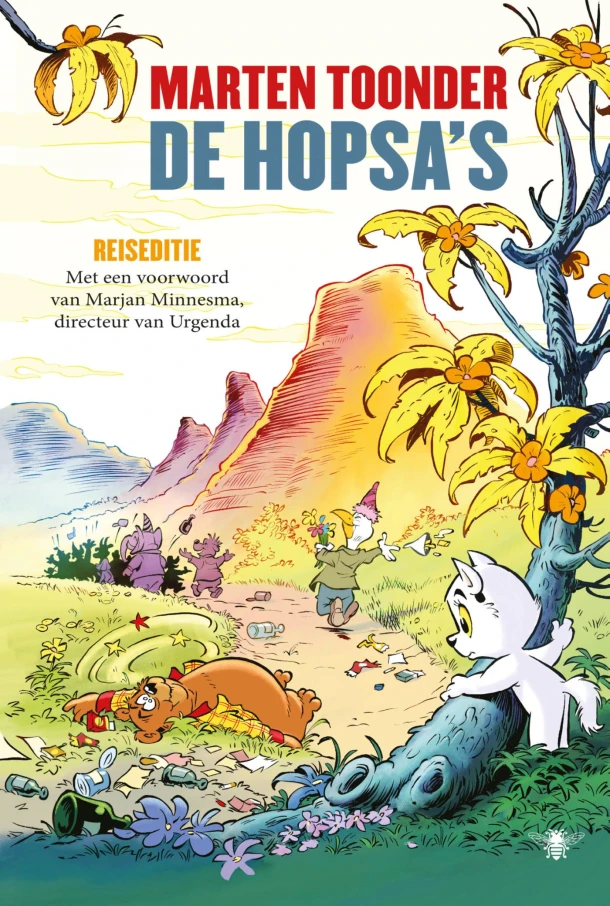 Tom Poes en de hopsa's – Marten Toonder – boek cover