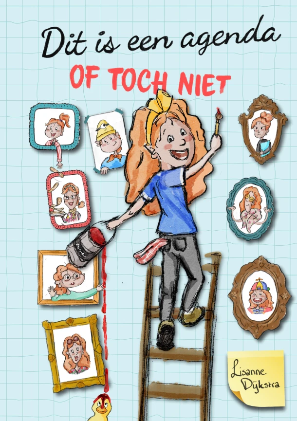 Dit is een DIY agenda – Lisanne Dijkstra – boek cover
