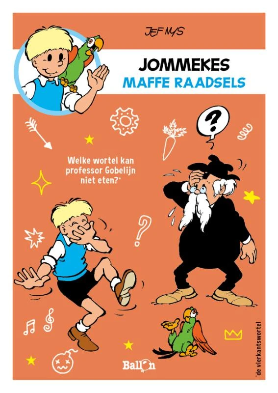 Jommekes maffe raadsels – boek cover