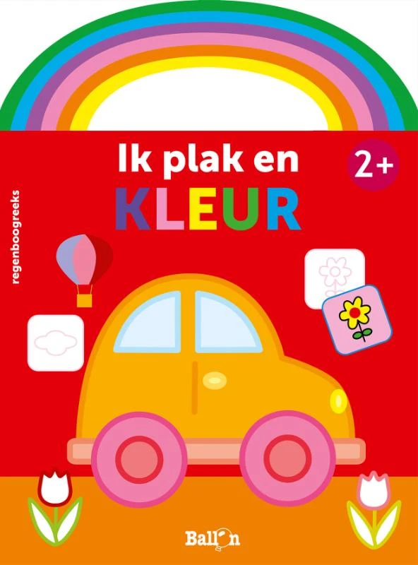 Ik plak en kleur 2+ – boek cover