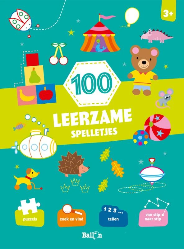 100 leerzame spelletjes 3+ – boek cover